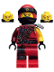 Minifig No: njo0457  Name: Kai - Hunted, Flat Silver Side-Scabbard