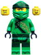 Minifig No: njo0490  Name: Lloyd - Legacy, Dark Green Sash
