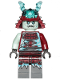 Minifig No: njo0549  Name: Blizzard Samurai - Ninja Helmet with Trans-Light Blue Horns