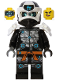 Minifig No: njo0588  Name: Cole - Digi Cole, Shoulder Armor with Scabbard