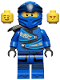 Minifig No: njo0598  Name: Jay - Legacy, Pearl Dark Gray Shoulder Pad