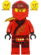 Minifig No: njo0613  Name: Kai - Legacy, Pearl Gold Armor Shoulder Pad