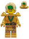 Minifig No: njo0640  Name: Lloyd - 10th Anniversary Golden Ninja