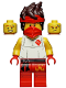 Minifig No: njo0643  Name: Kai - Legacy, White Shirt