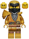 Minifig No: njo0651  Name: Cole - 10th Anniversary Golden Ninja
