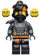 Minifig No: njo0678  Name: Cole - The Island, Mask and Hair with Bandana
