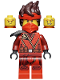 Minifig No: njo0680  Name: Kai - The Island, Mask and Hair with Bandana