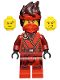 Minifig No: njo0706  Name: Kai - The Island, Mask, Hair with Bandana, Neck Bracket
