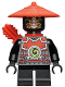 Minifig No: njo072  Name: Stone Army Scout - Yellow Face, Red Quiver, Short Legs