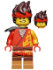 Minifig No: njo0739  Name: Kai - Core, Hair, Shoulder Pad