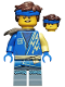 Minifig No: njo0744  Name: Jay - Core, Hair, Shoulder Pad