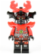 Minifig No: njo075  Name: Stone Army Warrior - Red Face