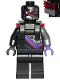 Minifig No: njo0750  Name: Nindroid - Neck Bracket with Grille Tile and Ingot