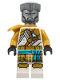Minifig No: njo0806  Name: Zane (Golden Ninja) - Crystalized, Hair