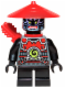 Minifig No: njo082  Name: Stone Army Scout - Blue Face, Red Quiver, Short Legs