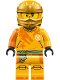 Minifig No: njo0850  Name: Arin - Shirt with Orange Dragon, Head Wrap
