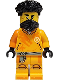 Minifig No: njo0868  Name: Arin - Shirt with Orange Dragon, Black Bandana