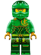 Minifig No: njo0884  Name: Lloyd - Dragons Rising, Tunic with Large Armor Plates, Head Wrap