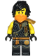 Minifig No: njo0909  Name: Cole - Dragons Rising, Tournament Armor, Scabbard