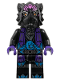 Minifig No: njo0918  Name: Lord Ras - Dark Pink Markings, Dark Purple Robe