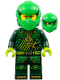 Minifig No: njo0928  Name: Lloyd - Dragons Rising, Tunic with Shoulder Armor, Head Wrap