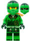Minifig No: njo0929  Name: Lloyd - Dragons Rising, Tunic, Head Wrap, Scabbard