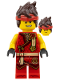 Minifig No: njo0947  Name: Kai - Dragons Rising, Tournament Armor