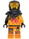 Minifig No: njo0960  Name: Arin - Shirt with Magenta Dragon, Hood with Horns