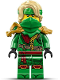 Minifig No: njo0974  Name: Lloyd - Dragons Rising, Tunic with Strap and Charm, Dragon Shoulder Armor