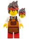 Minifig No: njo1008  Name: Kai - Blacksmith, Dark Orange Apron
