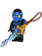Minifig No: njo184  Name: Jay (Deepstone Armor) - Possession, Lightning Pack without Sticker