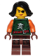 Minifig No: njo218  Name: Cyren - Dark Green Outfit