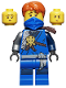 Minifig No: njo224  Name: Jay (Honor Robe) - Day of the Departed, Hair, Blue Mask