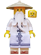 Minifig No: njo315  Name: Sensei Wu - The LEGO Ninjago Movie, White Robe, Zori Sandals