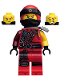 Minifig No: njo457  Name: Kai - Hunted, Flat Silver Side-Scabbard