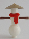 Minifig No: njo730  Name: Snowman - Red Scarf, Conical Hat