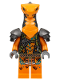 Minifig No: njo752  Name: Boa Destructor - Harness Torso, Orange Head, Shoulder Pads