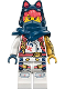 Minifig No: njo820  Name: Sora - White and Coral Racing Suit, Hood (71792 / 71796 / 71797)