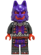 Minifig No: njo895  Name: Wolf Mask Warrior - Dark Purple and Red Mask