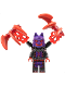 Minifig No: njo899  Name: Wolf Mask Warrior - Dark Purple and Red Mask, Energy Claws (71820, 71822)