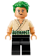 Minifig No: op013  Name: Roronoa Zoro - Tan Shirt, Hair