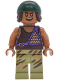 Minifig No: op030  Name: Usopp - Dark Green Bandana, Olive Green Legs