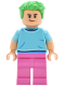Minifig No: op032  Name: Roronoa Zoro - Medium Azure Shirt