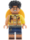 Minifig No: op035  Name: Monkey D. Luffy - Yellow Vest, Straw Hat on Back