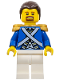Minifig No: pi150  Name: Bluecoat Sergeant 1 - Brown Moustache and Goatee