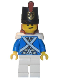 Minifig No: pi154  Name: Bluecoat Soldier 3 - Lopsided Grin