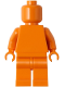 Minifig No: pln197  Name: Plain Orange Torso, Orange Legs, Orange Head (Monochrome)