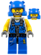 Minifig No: pm034  Name: Power Miner - Duke, Bare Arms