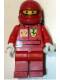 Minifig No: rac025bs  Name: F1 Ferrari Pit Crew Member - with Shell Torso Stickers