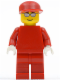 Minifig No: rac030a  Name: F1 Ferrari Engineer - without Torso Stickers, White Hands